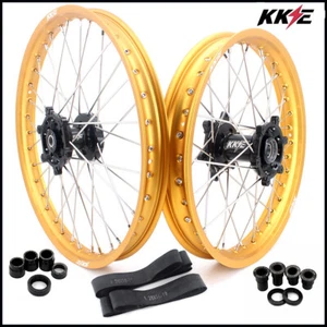 Bujes de ruedas KKE 21-19"" MX aptos para llantas doradas Suzuki RM125 1996-2007 RM250 1996-2008 - Imagen 1 de 16