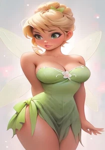 Arte de pared con impresión de póster Tinker Bell decoración del hogar - Imagen 1 de 5