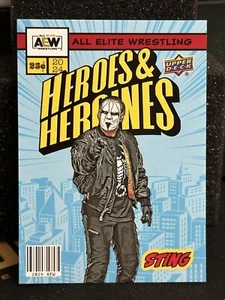 2024 STING UPPER DECK AEW WRESTLING #AHH-4 HEROES & HEROINES!! - Picture 1 of 2
