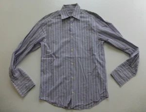 Martin Gordon Mens Size Small Striped Button Front Shirt Excellent Condition - Picture 1 of 2