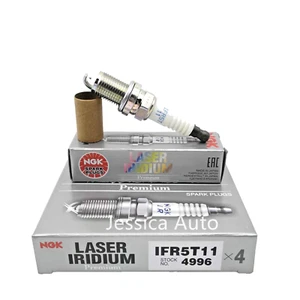 Set of 4 Genuine NGK Laser Iridium Spark Plug 4996 IFR5T11 - Picture 1 of 1