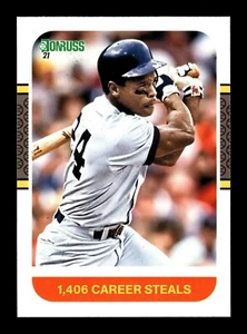 2021 Panini Donruss Variation Rickey Henderson #247 NY Yankees - Picture 1 of 2