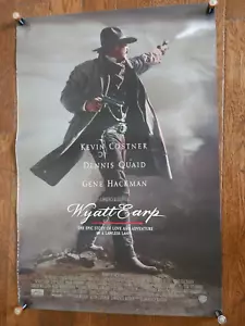 WYATT EARP MOVIE POSTER Original SS 27x40 KEVIN COSTNER GENE HACKMAN Western - Picture 1 of 4