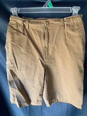 BS1---George BOYS TAN BERMUDA SHORTS  ADJ SIDES    SIZE 14 - Image 1 of 3