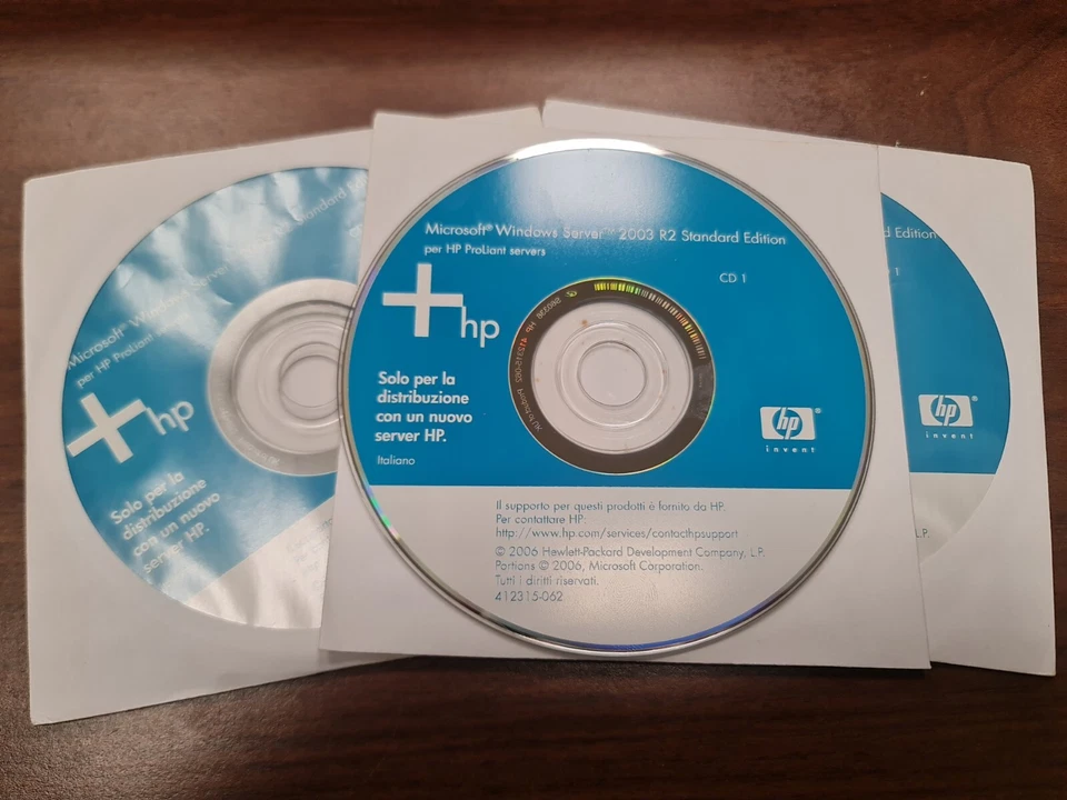 Microsoft windows server 2003 R2 standard edition cd 1 412315-062 ORIGINALE - Image 1 of 2