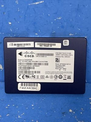 MTFDDAK100TCC Cisco 100GB SATA 6Gb/s 2.5" SED Solid State Drive SSD - Image 1 of 4