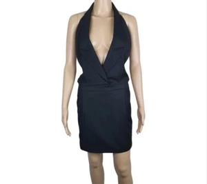 Stella McCartney Halter Dress Black Size 40 US 6 - Picture 1 of 5