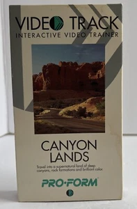 1991*Vtg*INTERACTIVE VIDEO TRAINER* VHS*Exercise Into TheVisual*Canyon Lands* - Foto 1 di 5