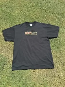 Vintage DOMCOM Dominatrix Convention Tshirt Size XL Mistress Cyan Kink Dominatri - Picture 1 of 6