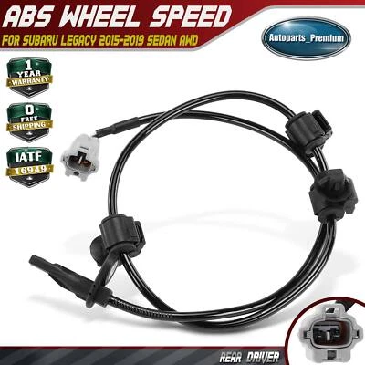 Rear Driver Left ABS Wheel Speed Sensor for Subaru Legacy 2015-2019 Sedan AWD - Image 1 of 4