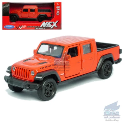 Jeep Gladiator 2020 modelo coche diecast colección vehículo de juguete regalo naranja 1:47 Foto 1 de 4