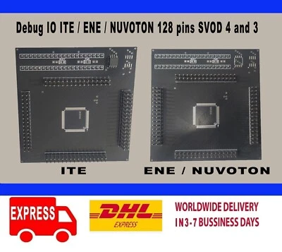 Original External Debug  IO ITE /  ENE /  NUVOTON 128 pins SVOD 4 and 3 - Image 1 of 4