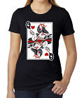 Funny Hipster Queen Of Hearts Couples Shirt, Nice Shirt, Graphic Women's Shirts