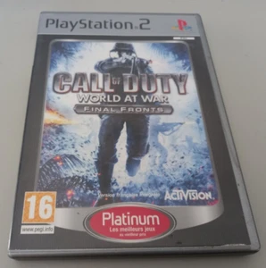 Jeu PS2 "Call of Duty World at War Final Fronts" complet en boîte PAL (N°7888P) - Imagen 1 de 3