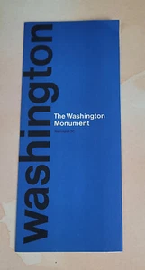 Vintage National Park WASHINGTON MONUMENT Broschüre Washington DC ©1977 - Bild 1 von 2