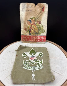 Boy Scouts BSA✨ FIRST CLASS SCOUTMASTER ✨ Rank Insignia Patch Badge Early 1940s - Picture 1 of 13