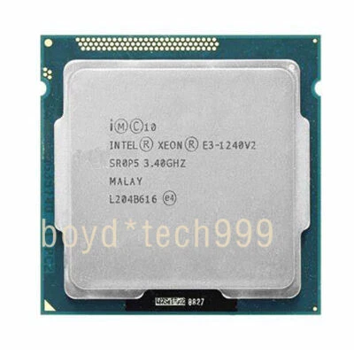 Intel Xeon E3-1235L V5 E3-1240 E3-1240 V2 E3-1240 V3 E3-1241 V3 CPU Processor - Image 1 of 4