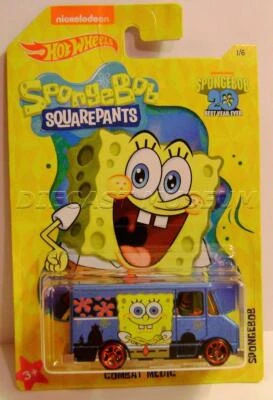 COMBAT MEDIC BOB ESPONJA PANTALONES CUADRADOS SERIE HOT WHEELS HW DIECAST 2019 Foto 1 de 3