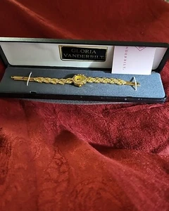 Vintage Vanderbilt Damen Strass Gliederarmband Uhr, 60er Anfang 70er Jahre NOS - Bild 1 von 5