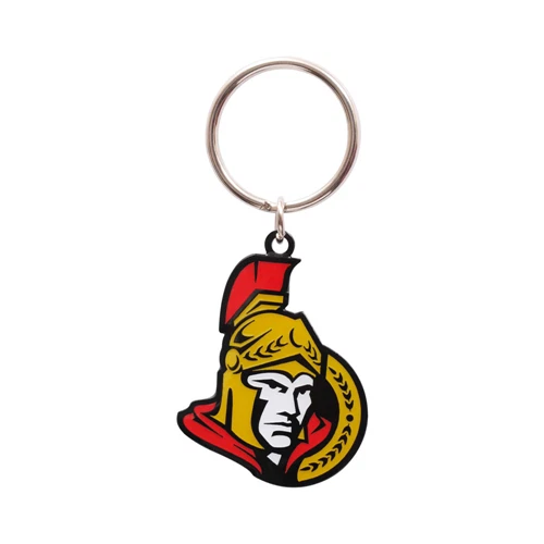 Ottawa Senators - NHL Hockey Licensed Metal Diecut LARGE Logo Keychain - Image 1 of 1
