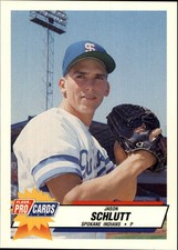 1993 Spokane Indians Fleer/ProCards #3591 Jason Schulutt