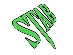 Puñalada Logotipo 3D Exhibición Película de Terror Pared Escritorio Estante Arte 3 3/4" x 4 5/8" x 3/8 - Imagen 1 de 5