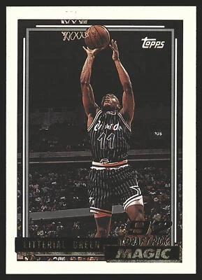 1992-93 Topps #299 Litterial Green Gold - Image 1 of 2