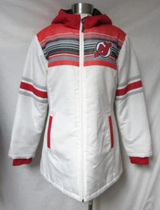 New Jersey Devils Women's Size Medium Winter Coat Jacket B1 930 - Picture 1 of 2