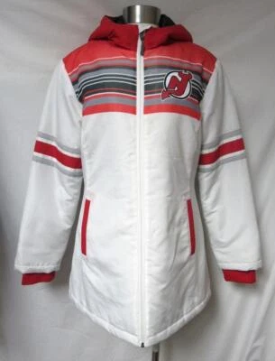 New Jersey Devils Women's Size Medium Winter Coat Jacket B1 930 - Image 1 of 2