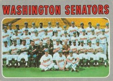 1970 Topps Baseball # 676 Washington Senators TC  Excellent TheVintageCards