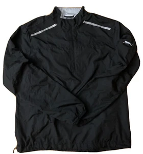 Slazenger Mens Tech Quarter Zip Golf Pullover Windbreaker Light Weight Jacket - Picture 1 of 11