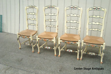 61073   Set 4 Rustic Primitive Decorator  Dining Room Chairs 