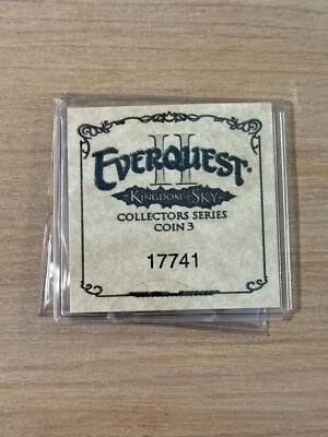 EverQuest II Coin 3 Kingdom Of Sky Collectors Edition NEW - Image 1 of 2