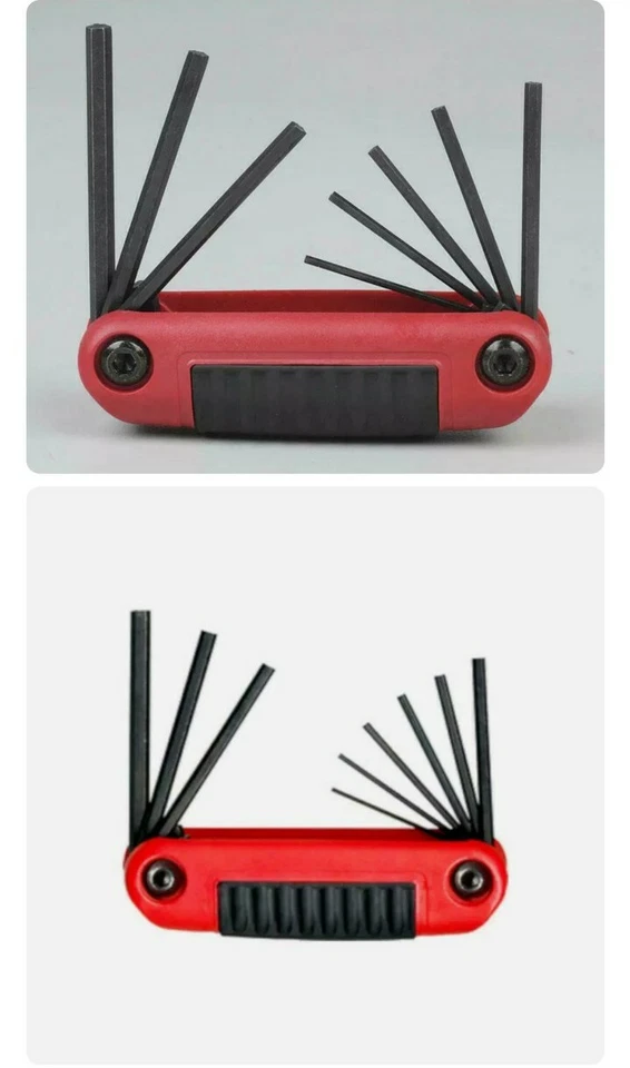 2 Pack Eklind Ergo-Fold .050" to 3/16" SAE Ergo Fold Hex Key Set Multi-Size in.  - Image 1 of 1