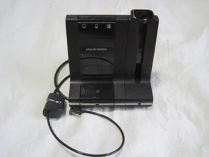 Plantronics WO2 Savi Wireless DECT. 6.0 Headset Base & Cable UNTESTED - Zdjęcie 1 z 14