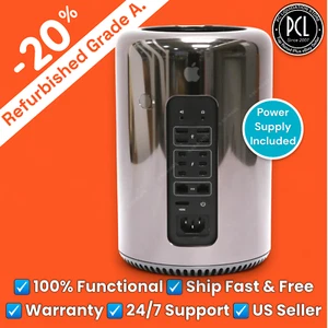 ✅ Apple Mac Pro・4-Core Xeon E5 3.7GHz・96GB RAM・256GB SSD・GPU AMD FirePro D300 ✅ - Picture 1 of 7