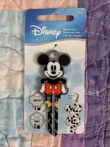 Mickey Mouse Shape Kwikset KW1 KW10 House Key Blank Authentic Disney House Key - Picture 1 of 4