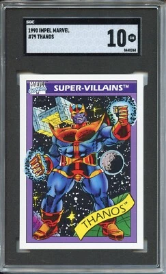 1990 Impel Marvel Universe - Thanos #79 - SGC 10 *GEM MINT* - Image 1 of 2
