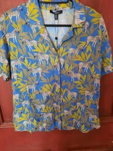 Mavi Kurzarmshirt Zebra Print - Bild 1 von 9