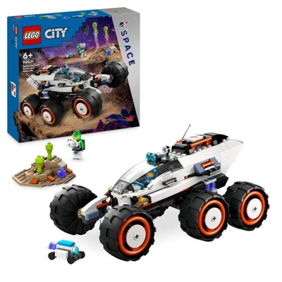 LEGO City Space Explorer Rover and Alien Life Building Toys Set for 6 Plus Year  - Image 1 of 4