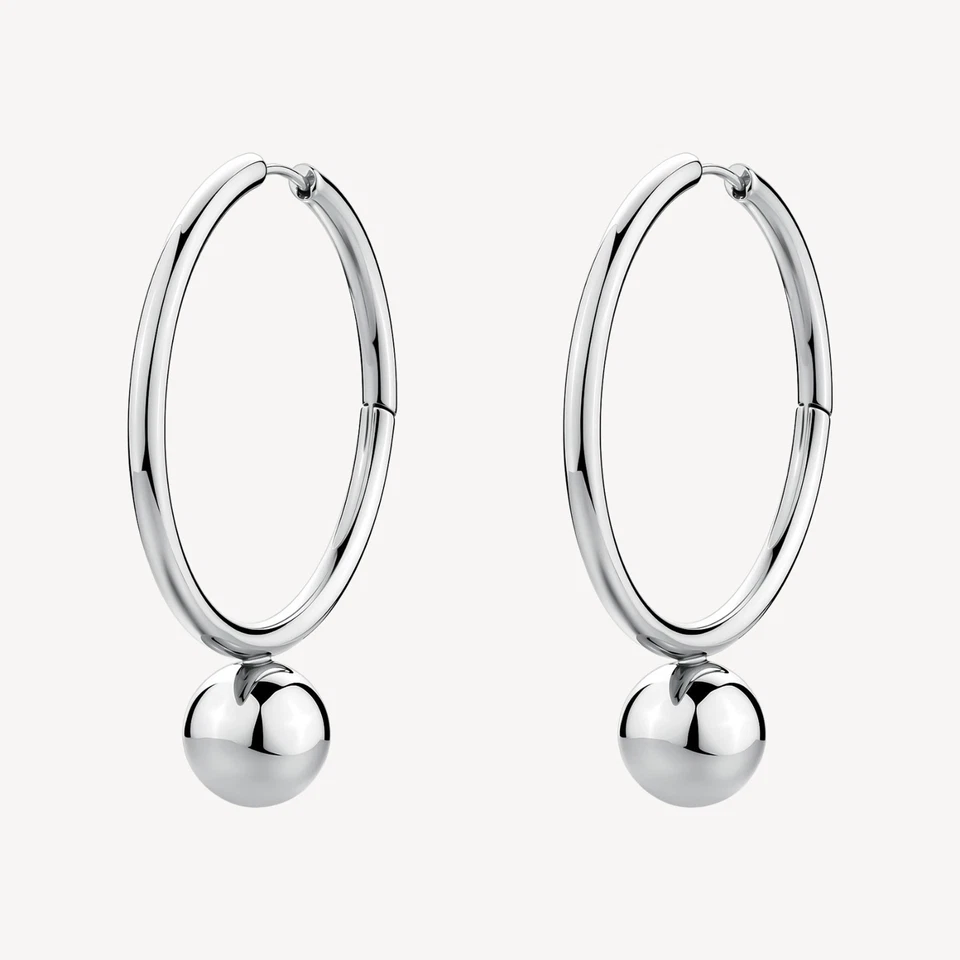 BROSWAY Orecchini cerchio con pendente a sfera- BPC66