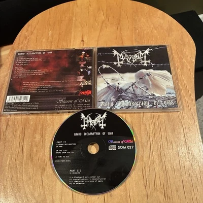 Mayhem Grand Declaration Of War CD 1st French press darkthrone emperor satyricon Foto 1 de 4