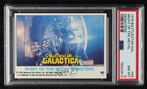 1978 Topps Battlestar Galactica Night of the Metal Monsters #90 PSA 8 0h2x - Picture 1 of 3
