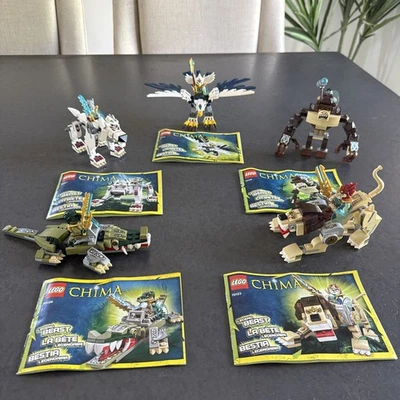 Lego Legends of Chima: Legend Beast 70123 70124 70125 70126 70127 Complete Set - Image 1 of 4