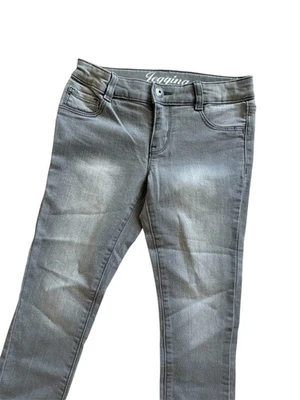 女童 7 码灰色弹力打底裤 — 第 1/4 张图片