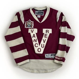 Rare Retro Reebok Vancouver Millionaires 2014 Heritage Classic Jersey Men Sz XS - Picture 1 of 22