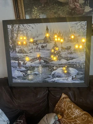 Light up Christmas picture new with tags Big Picture. - Image 1 of 4