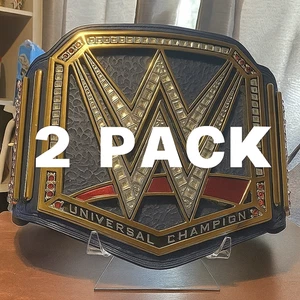 Wrestling Belt Display Case 2 Pcs Acrylic Stand WWE MMA Boxing Championship Rack - Picture 1 of 24