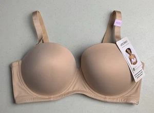 Neu mit Etikett Jockey Damen gepolsterter Bügel BH Gr. 40D neu hellbraun - Bild 1 von 12