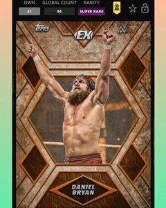 Topps WWE Slam - Daniel Bryan - 94cc 2018 Excellence Super Rare - Picture 1 of 2